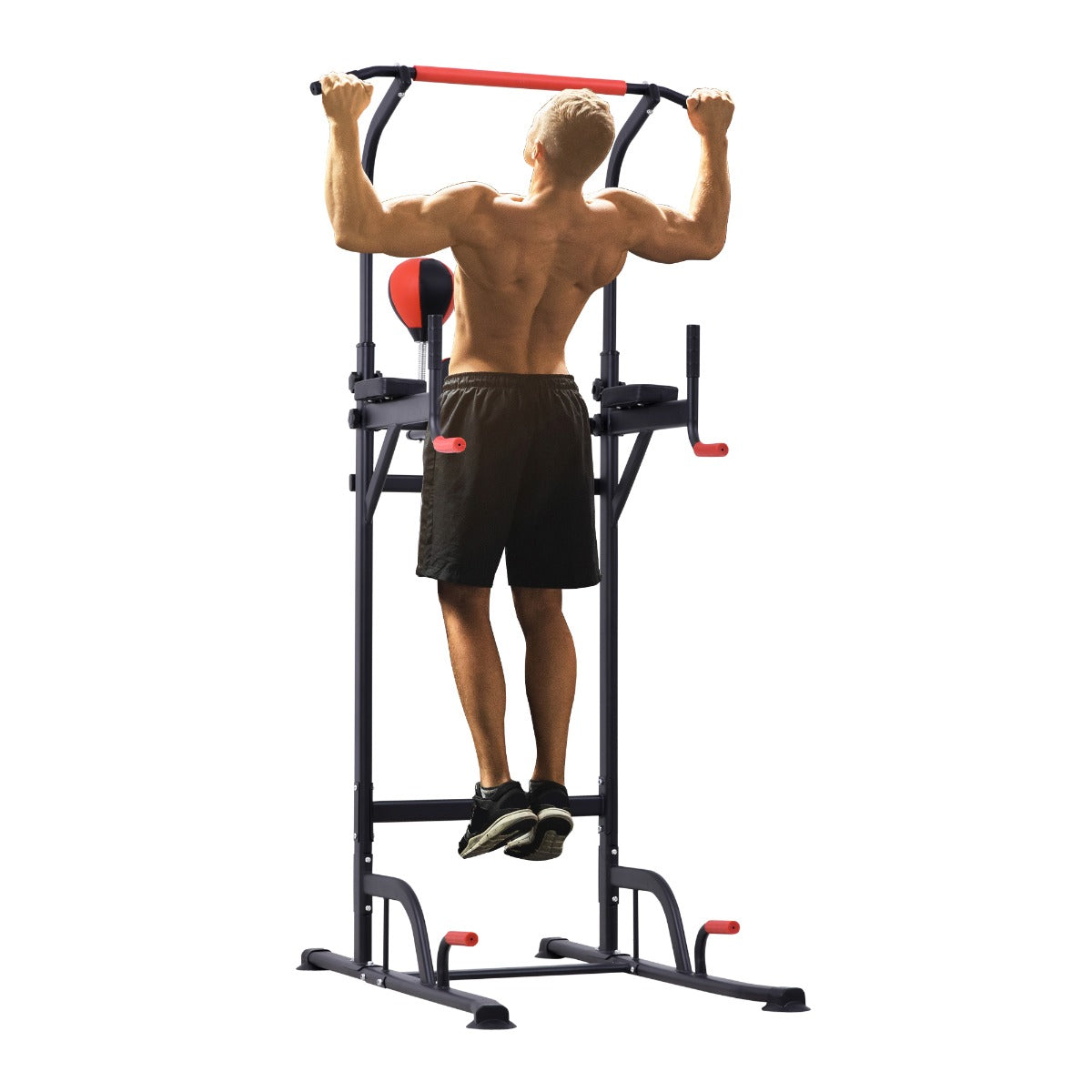 Soozier Power Tower Station Pull Up Bar for Home Office Gym Workout