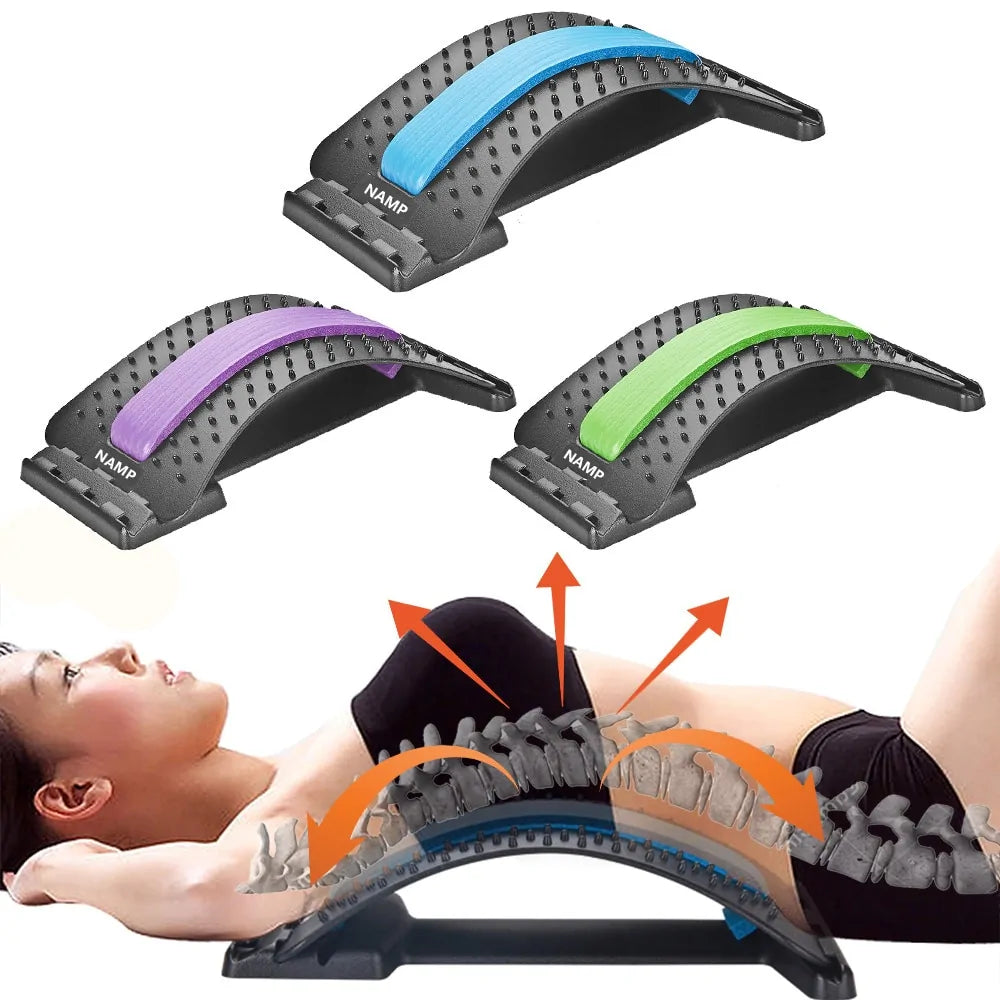 Stretch Fitness Lumbar Support Relaxation Spine Pain Relief