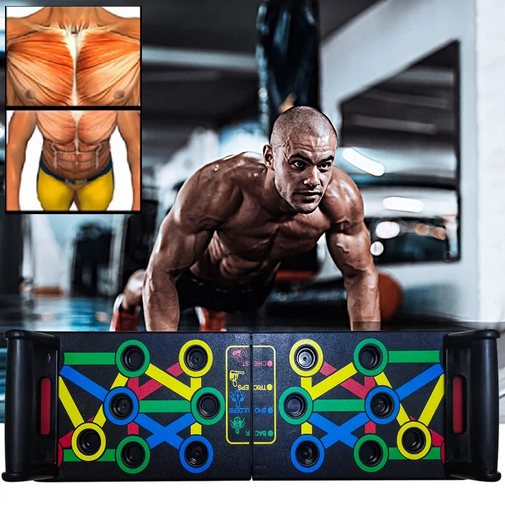 14-in-1 Push-Up Rack Board Fitness Gym Equipment