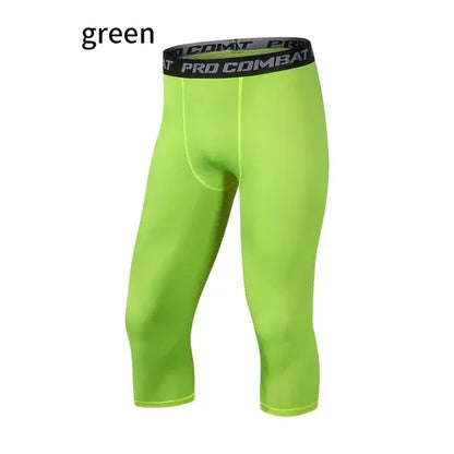 Men's Gym Running 3/4 Tights