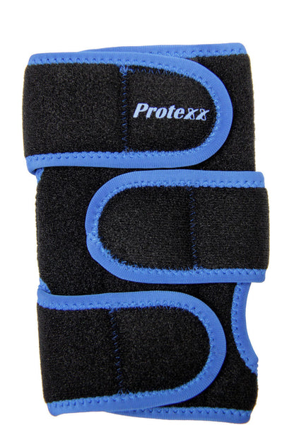 Protexx Left Palm Support Brace with 2 Aluminun Plates,  Black