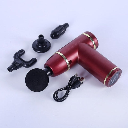 Mini USB Deep Tissue Massage Gun Muscle Relaxation Massage Equipment