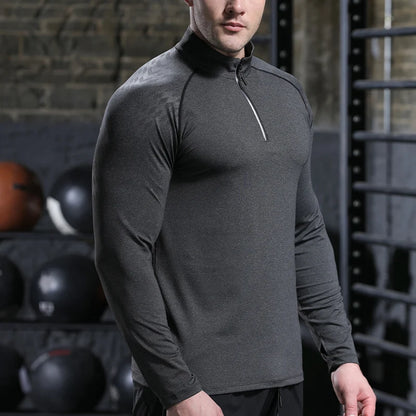 Man Running Shirt Sports Top Gym Clothing Running Jogging Workout Activewear Basketball Sportwear Fitness Quick Dry Short Sleeve