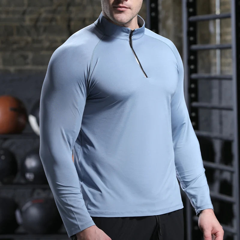 Man Running Shirt Sports Top Gym Clothing Running Jogging Workout Activewear Basketball Sportwear Fitness Quick Dry Short Sleeve