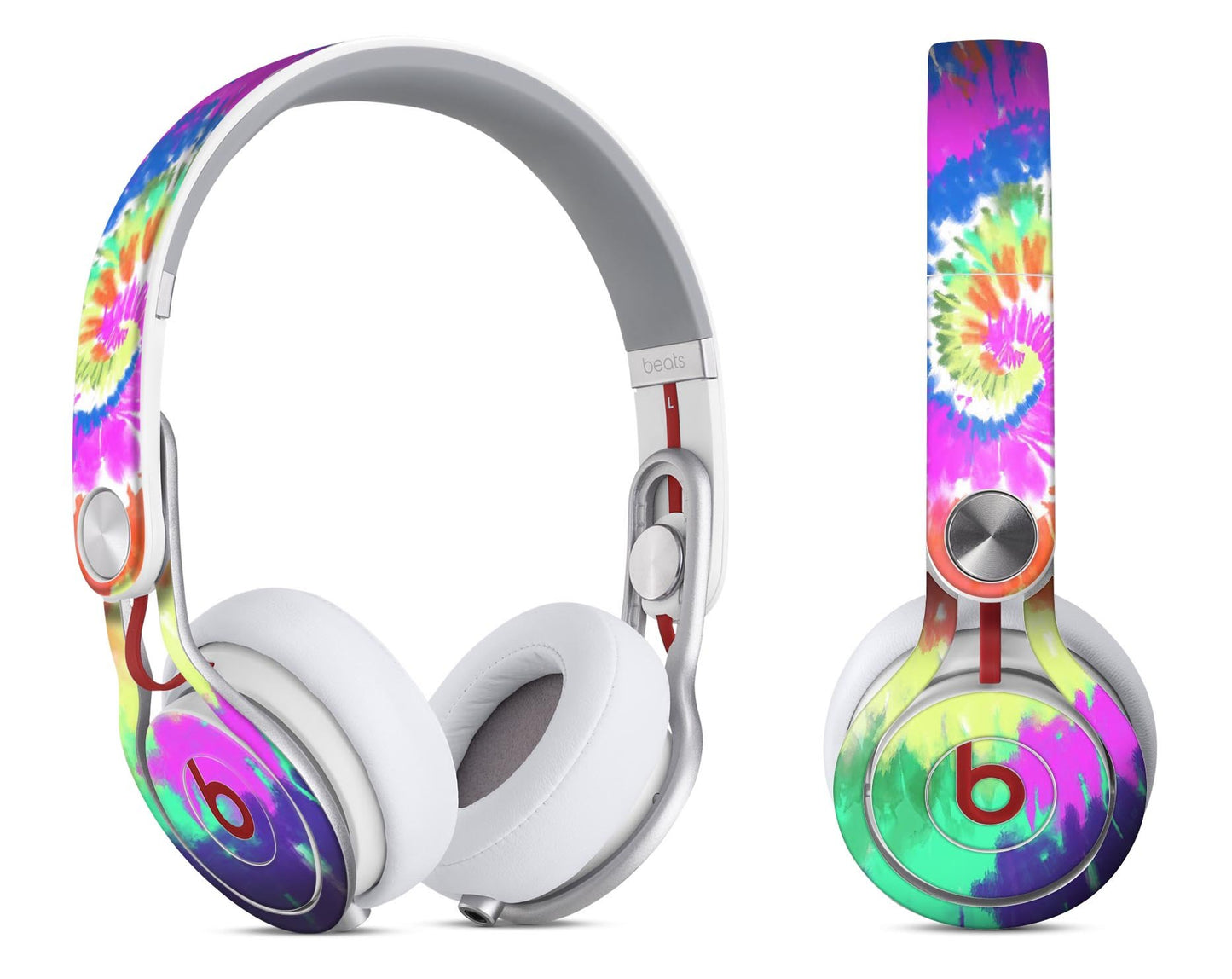 Spiral Tie Dye V1 - Full Body Skin Decal Wrap Kit for Beats by Dre