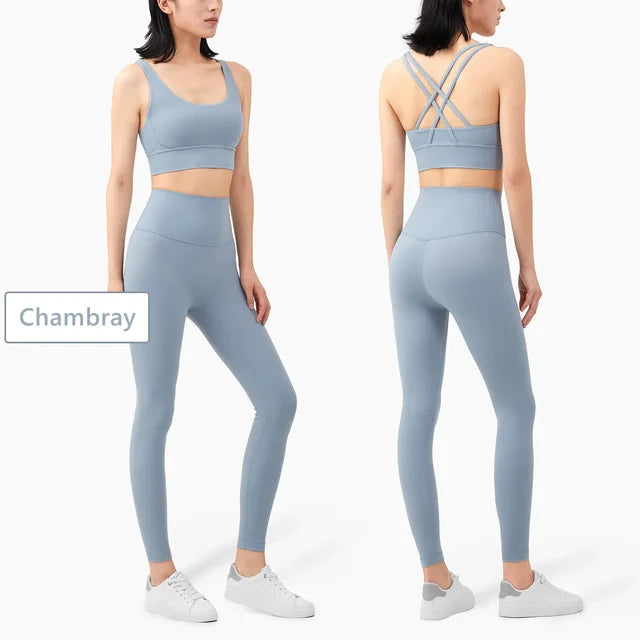 Seamless Yoga Set Gym Fitness Clothing Women Workout Set